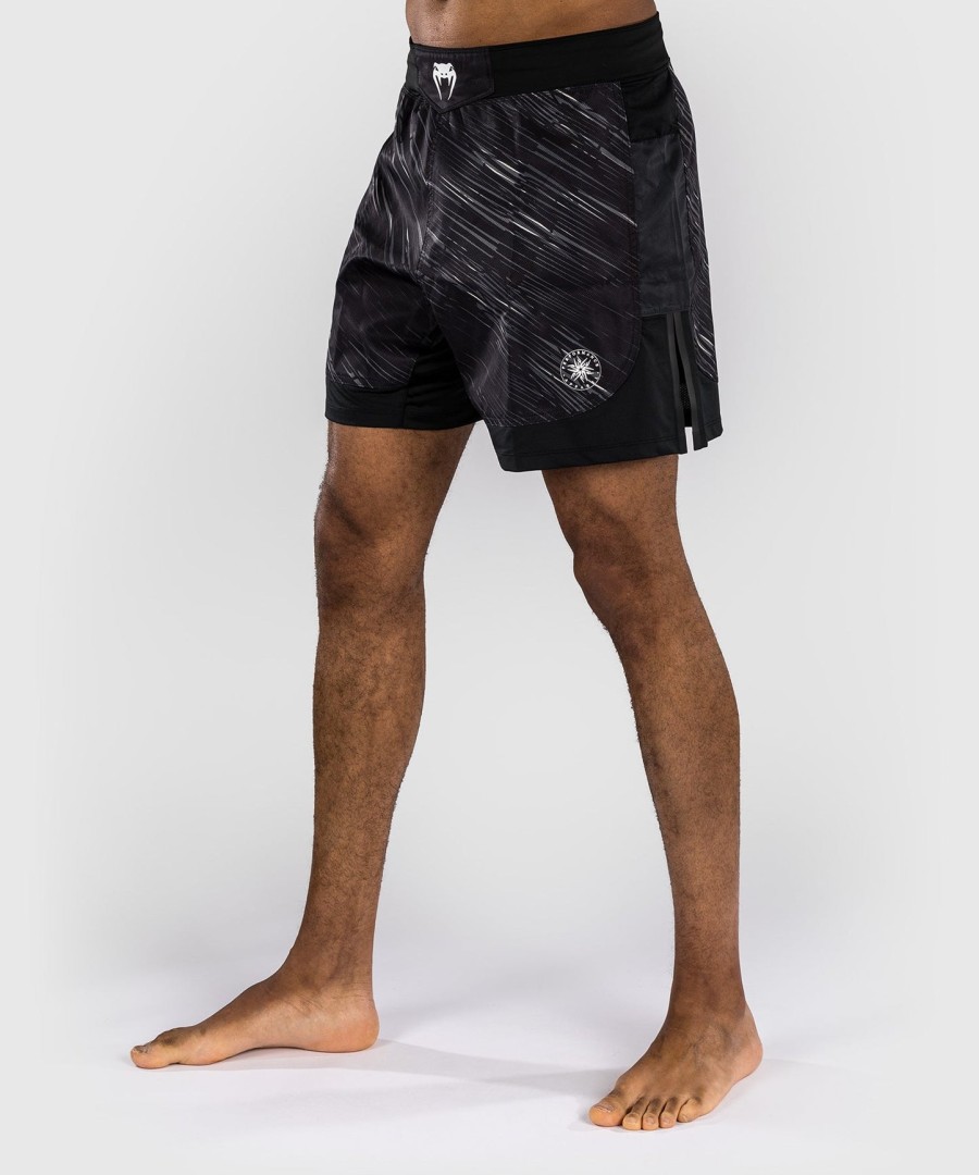Šortky venum rapid fight - černéstorm grey