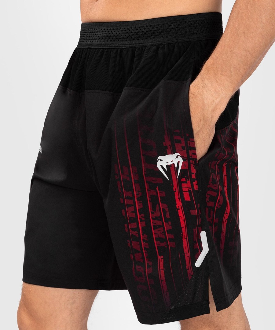 pánské kraťasy ufc venum performance institute 2.0 performance - černo-červené
