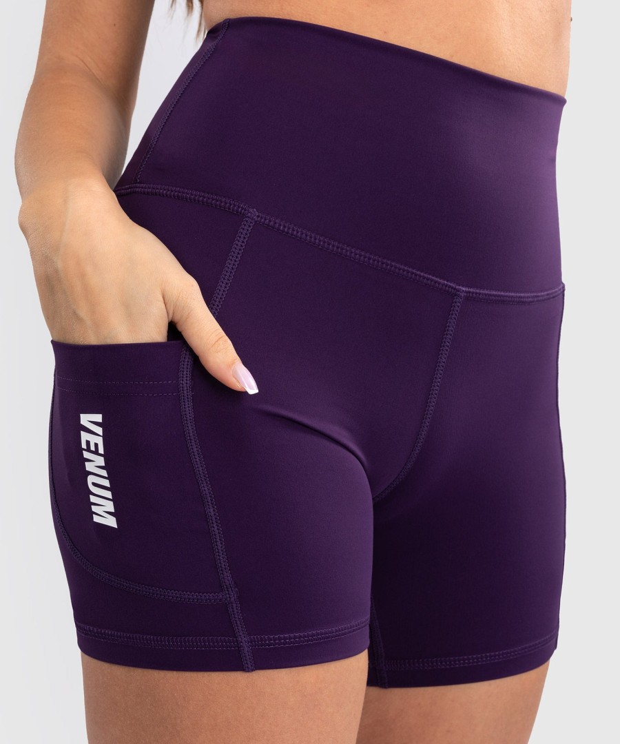 dámské cyklistické kraťasy venum essential - tmavě fialové