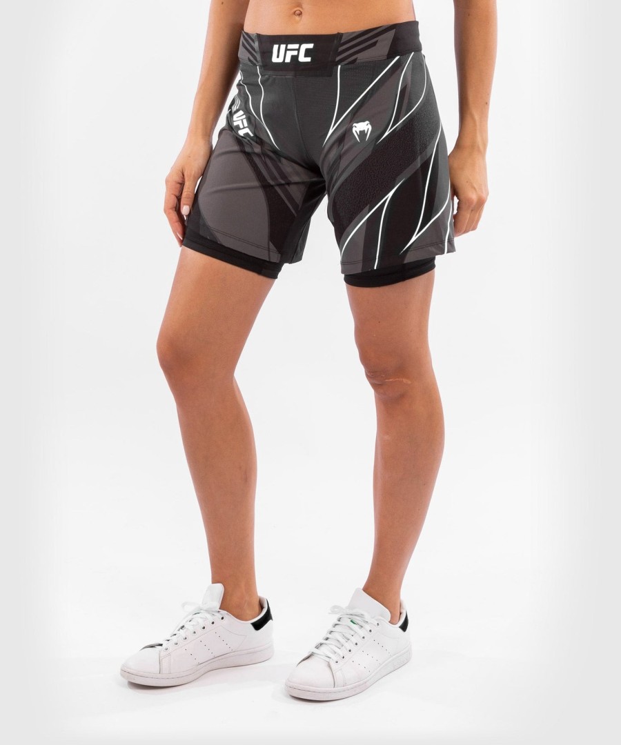 dámské kraťasy ufc venum authentic fight night - long fit - Černé