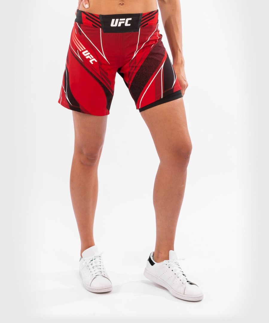 dámské kraťasy ufc venum authentic fight night - long fit - Červené