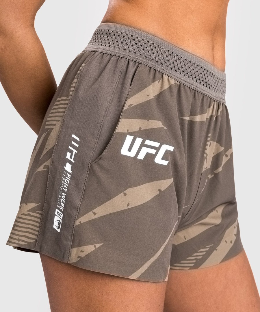 dámské kraťasy ufc adrenaline by venum fight week performance short - desert camo